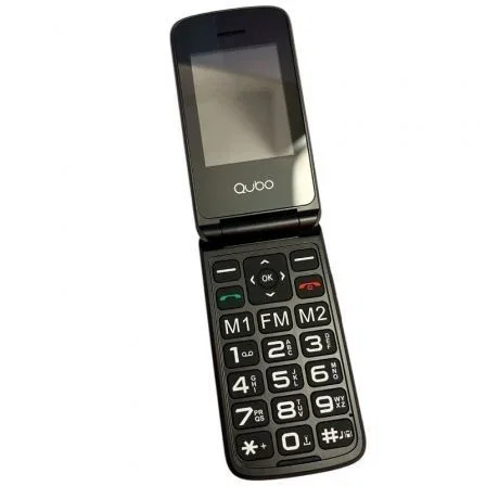 Qubo X-247 Teléfono Móvil 4G para Personas Mayores Negro y Azul